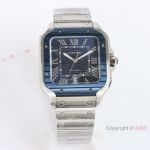 GF Factory Cartier Santos de Blue PVD with QuickSwitch Watch 9015 Movement